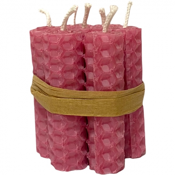 Rubine - Beeswax Mini Spell Candles